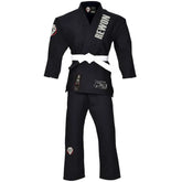 Schwarzer Rewon Classic 2.0 Kampfsport JJ Anzug aus 100% Baumwolle für Jiu-Jitsu und Fitness, strapazierfähig, leicht, ideales Trainingszubehör.